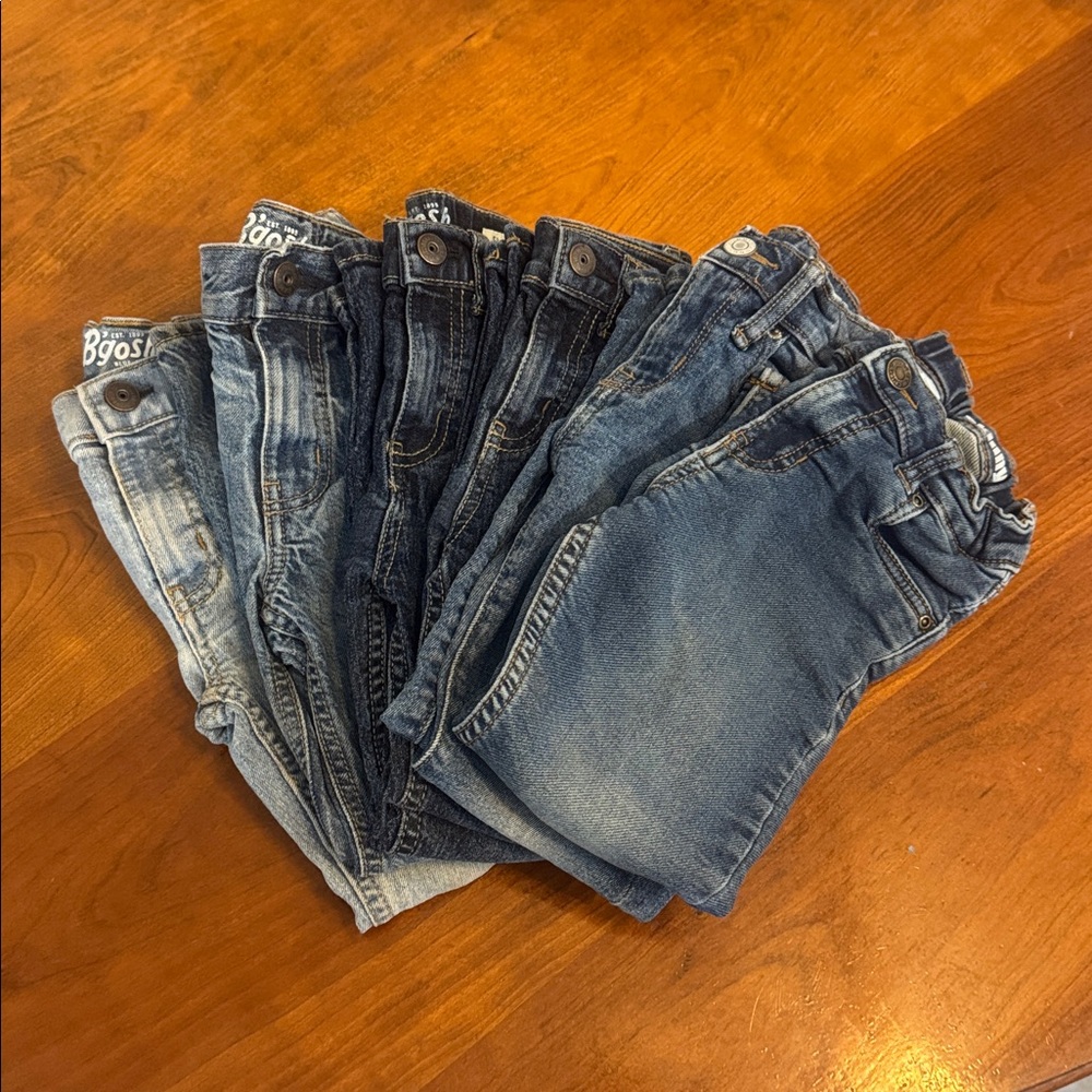 B’gosh/Old Navy/Carters Boys 5R Skinny/Bootcut Blue Jeans PRELOVED